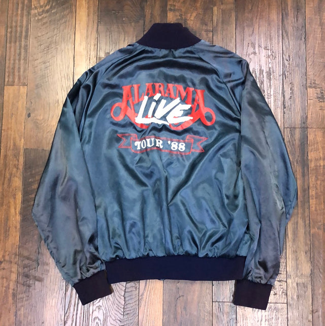 Vintage 1988 Alabama Live 1988 Tour Satin Jacket M