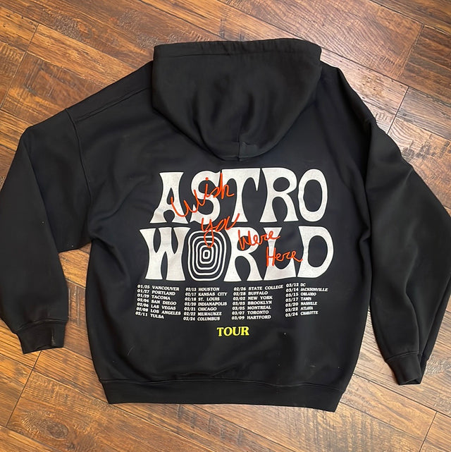Travis Scott Astroworld Wish You Were Here Tour Hoodie Large