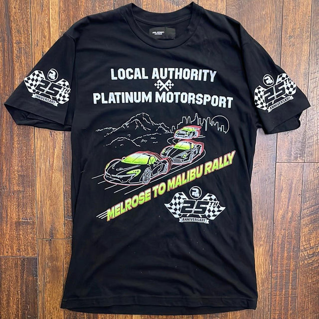 Local Authority x Platinum Motorsports Shop Tee M