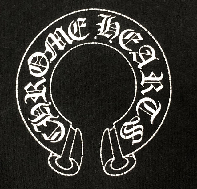 Chrome Hearts Horse Shoe Floral Hoodie Medium