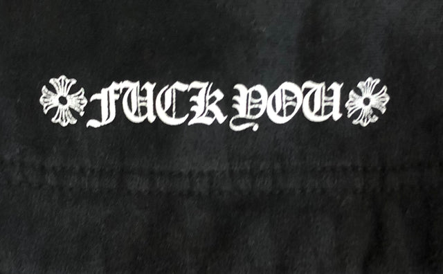 Chrome Hearts Horse Shoe Floral Hoodie Medium