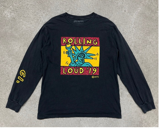 Rolling Loud 2019 NYC Long Sleeve T Shirt Juice WRLD Travis Scott Size Large