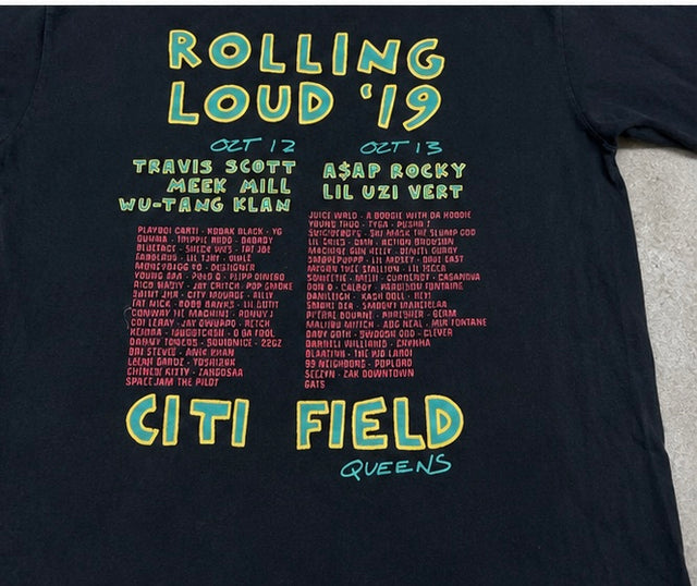 Rolling Loud 2019 NYC Long Sleeve T Shirt Juice WRLD Travis Scott Size Large