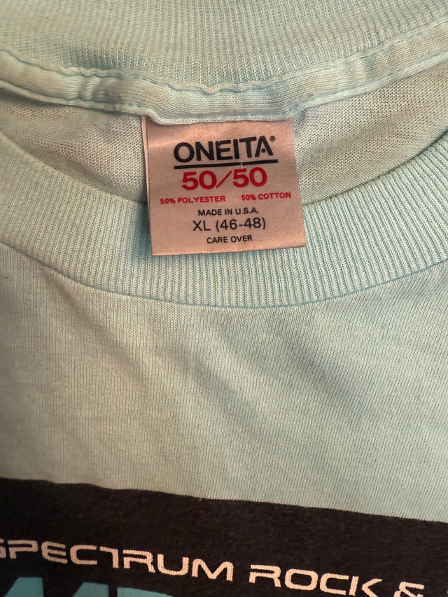 Vintage KMPC-FM 101.9 Radio T-Shirt - Oneita Power 50/50 Tee (XL, Made in USA)