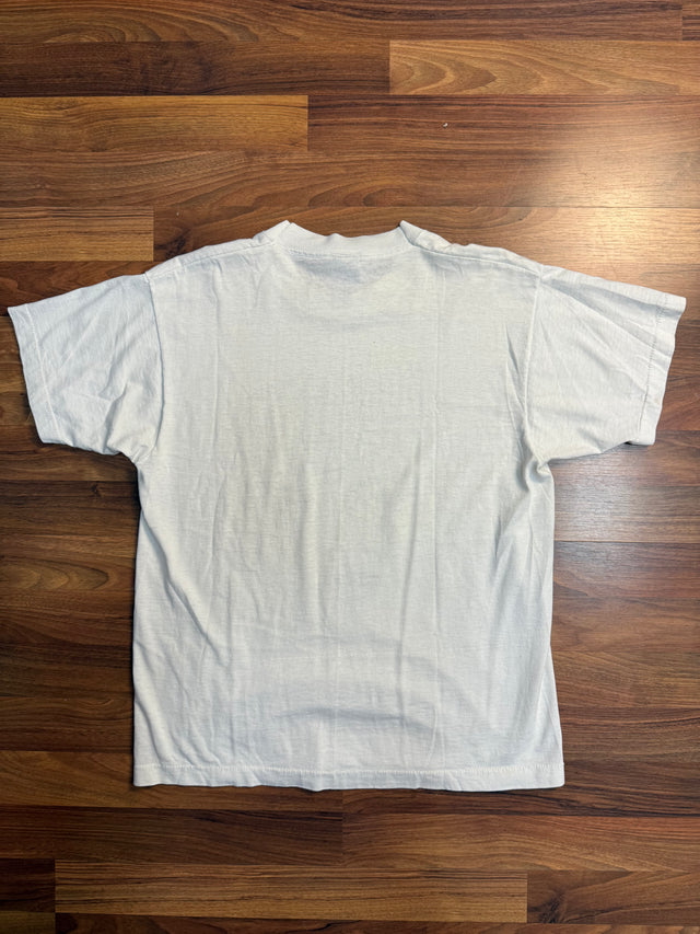 Vintage 90s Hollywood Face Graphic T-Shirt - Screen Stars Best USA (Size L)