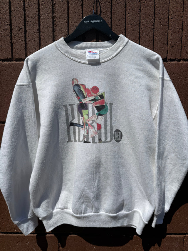 Vintage 90s KCRW Radio Station Crewneck Sweatshirt – Medium