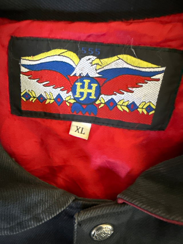 Vintage 90s Jeff Hamilton Looney Tunes Leather Jacket (XL, Warner Bros)