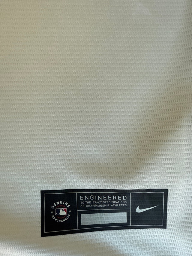 Nike MLB Los Angeles Dodgers Authentic Home Jersey (White Blank, XL)