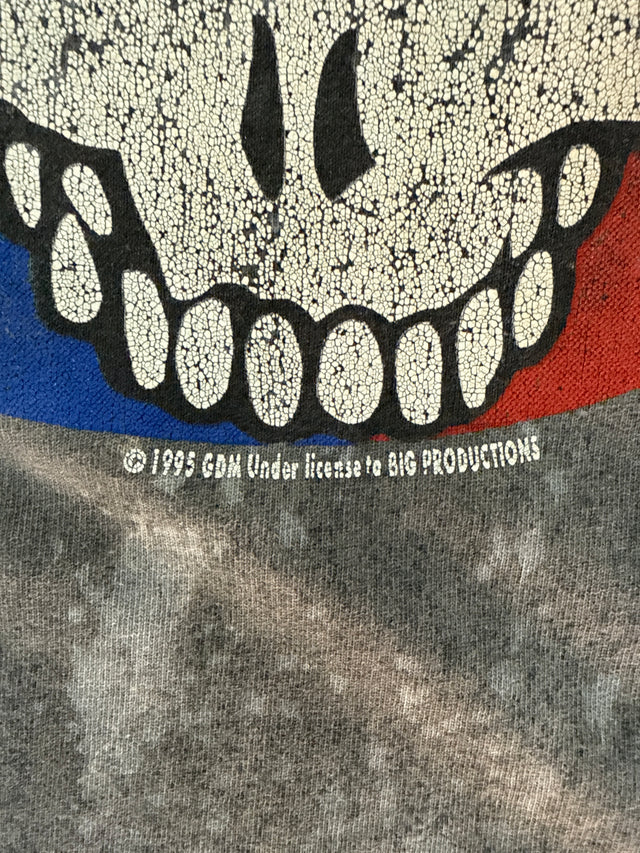 Vintage 1995 Grateful Dead Steal Your Face T-Shirt (XL) – Faded & Distressed, Made in USA