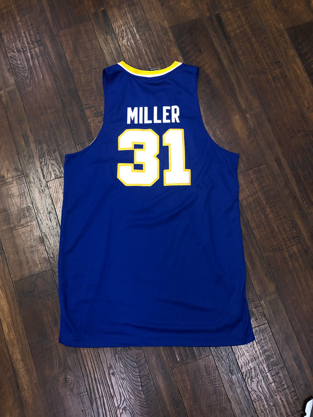 Reggie Miller 2004-05 Indiana Pacers Hardwood Classic Throwback Jersey 50