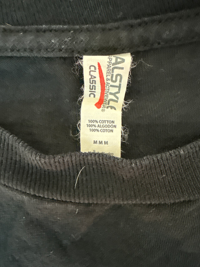 Vintage Strange Music Logo Tee (Black, Size M)