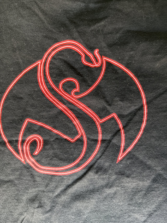 Vintage Strange Music Logo Tee (Black, Size M)
