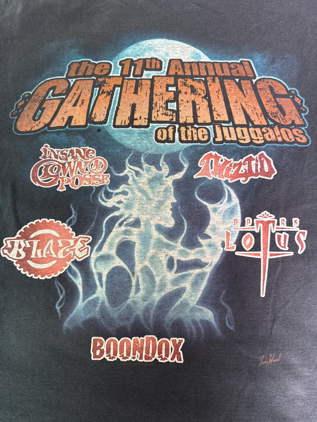 2009 Gathering of the Juggalos T-Shirt – 11th Annual ICP Twiztid Blaze Dark Lotus Boondox