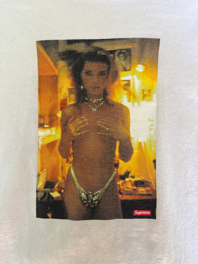 SS18 Supreme Nan Goldin Kim in Rhinestone Tee M