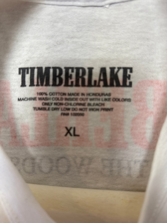 Justin Timberlake x Heron Preston “Man of the Woods” 2018 Tour Tee (White, XL)