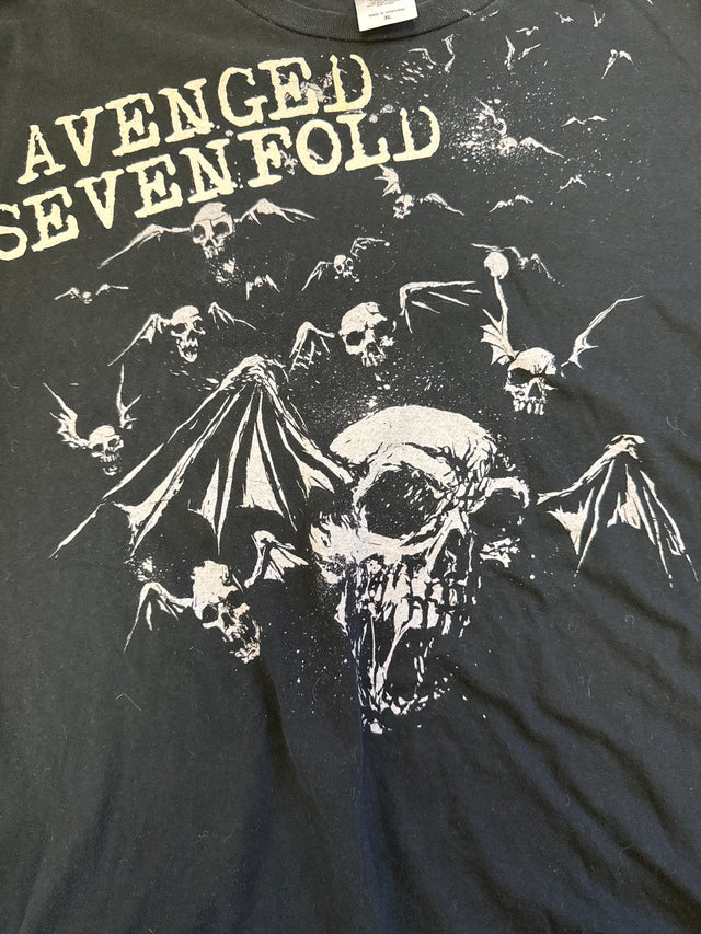 Y2K Avenged Sevenfold “Bat Skull” Vintage Band Tee XL