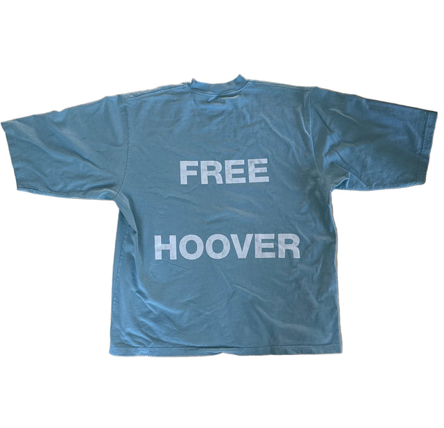 Kanye West x Free Hoover Benefit Tee Light Blue Size Large
