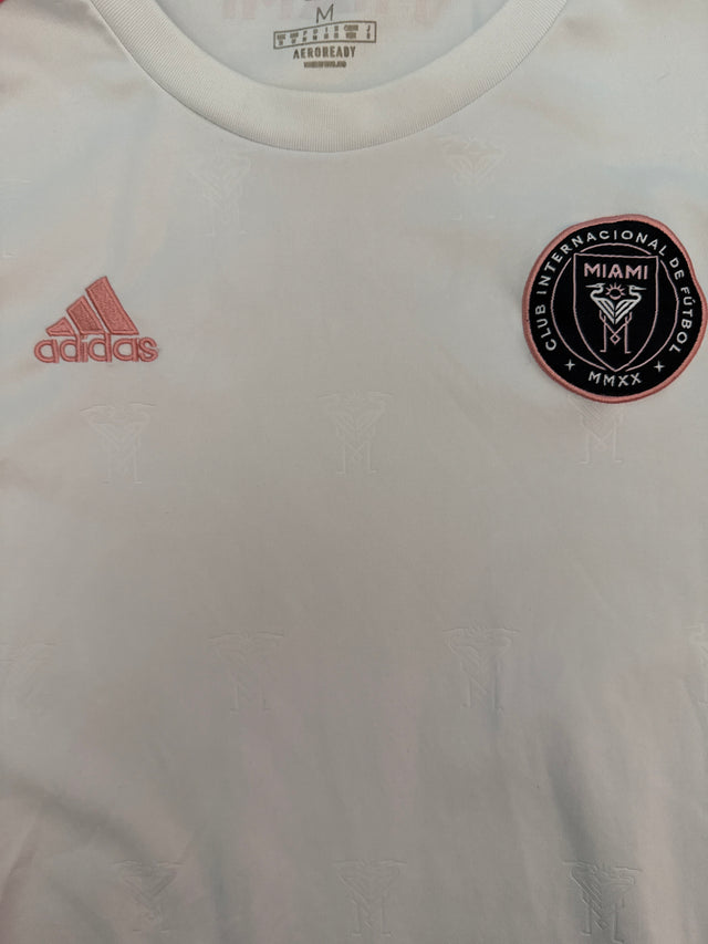 Inter Miami CF Adidas AEROREADY White Jersey Size M Custom Victor 22
