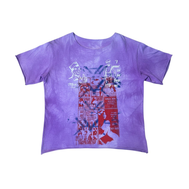 Milk Room Purple Tee Size Medium