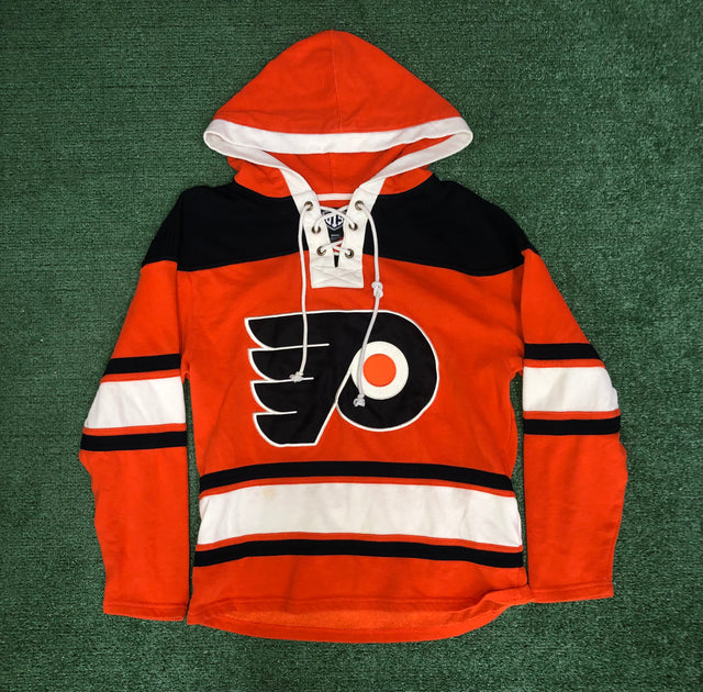 Vintage Philadelphia Flyers Old Time Hockey Lacer Hoodie