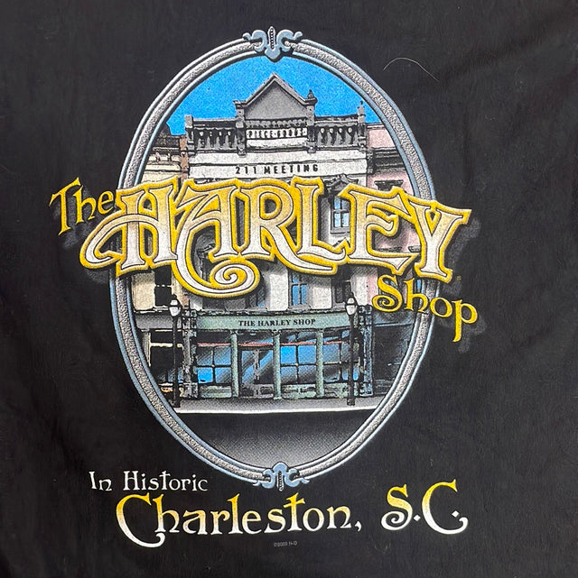 Vintage 2000 Charleston SC Harley Davidson Shirt Small