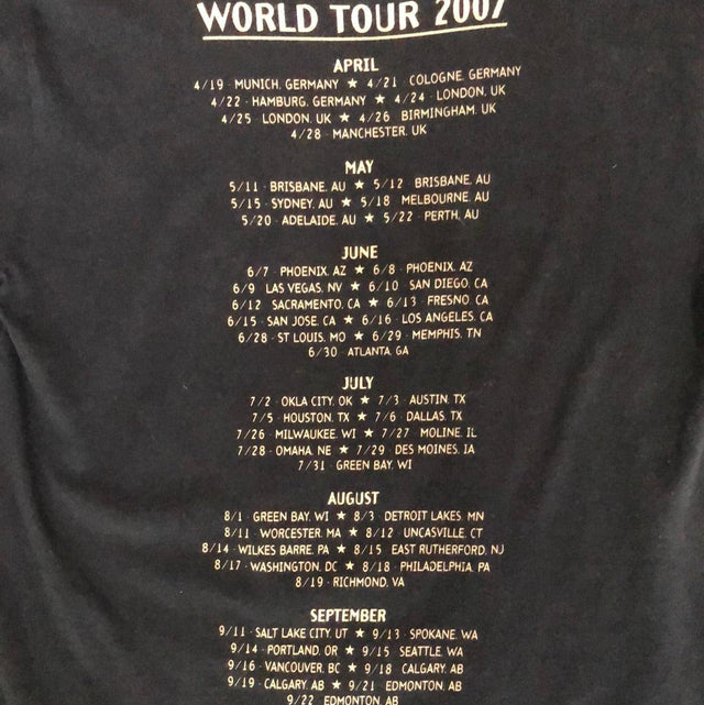 Keith Urban 2007 World Tour Tee