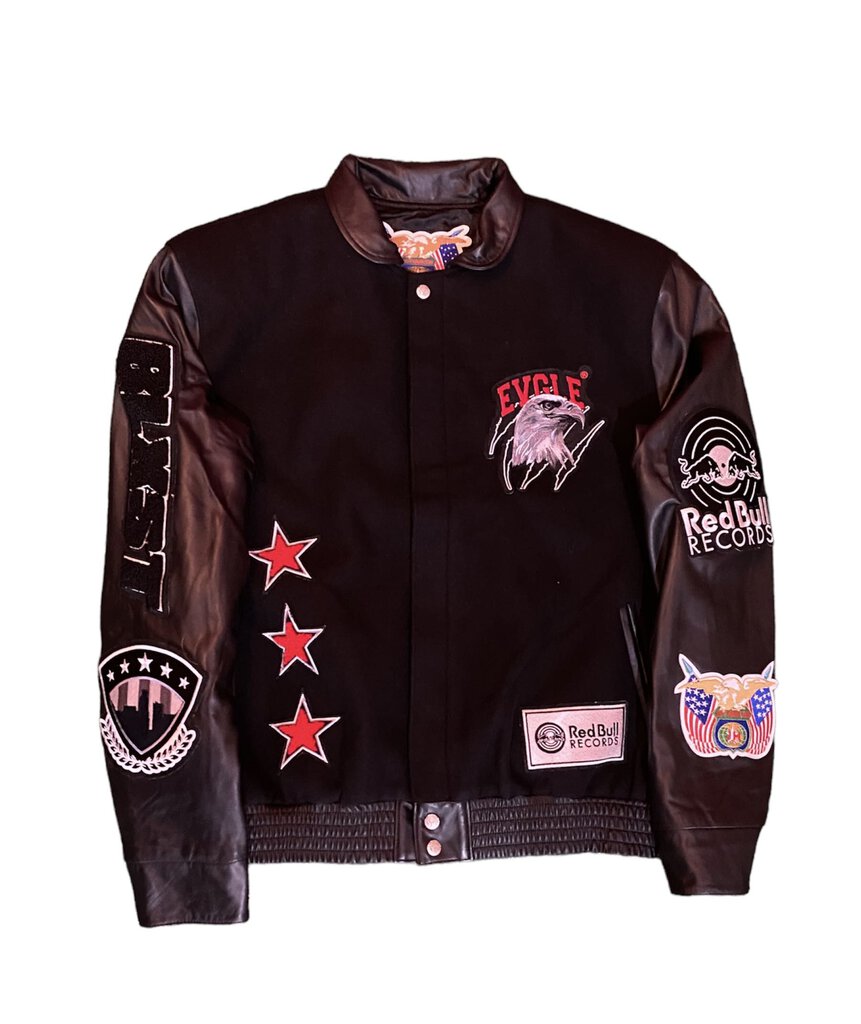 Jeff Hamilton X BLXTS Colab Before You Go Leather & Wool Jacket