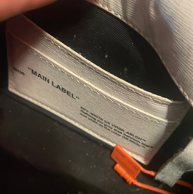 OFF-WHITE Diag Mini Flap Bag