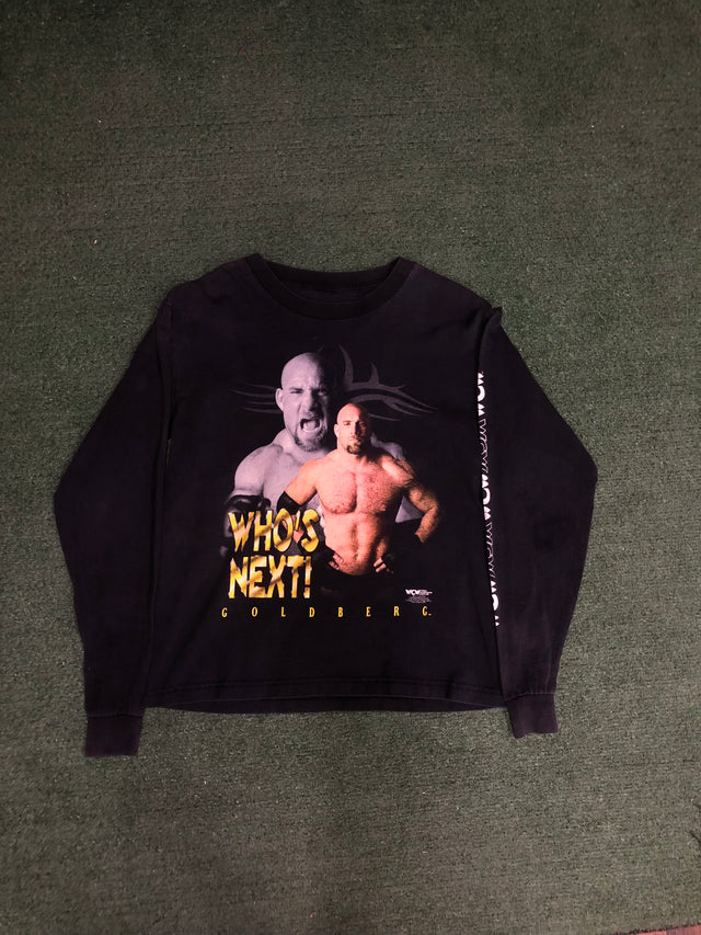 Vintage 1998 WCW Goldberg Who’s Next Long Sleeve M