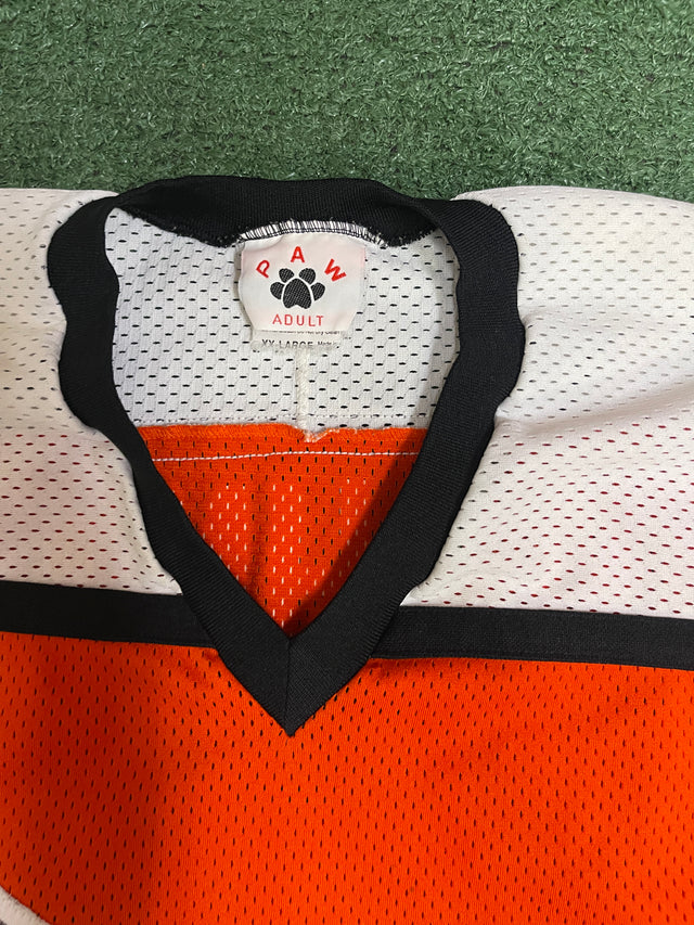 Vintage San Jose Sharks Orange PRACTICE Jersey Furhman