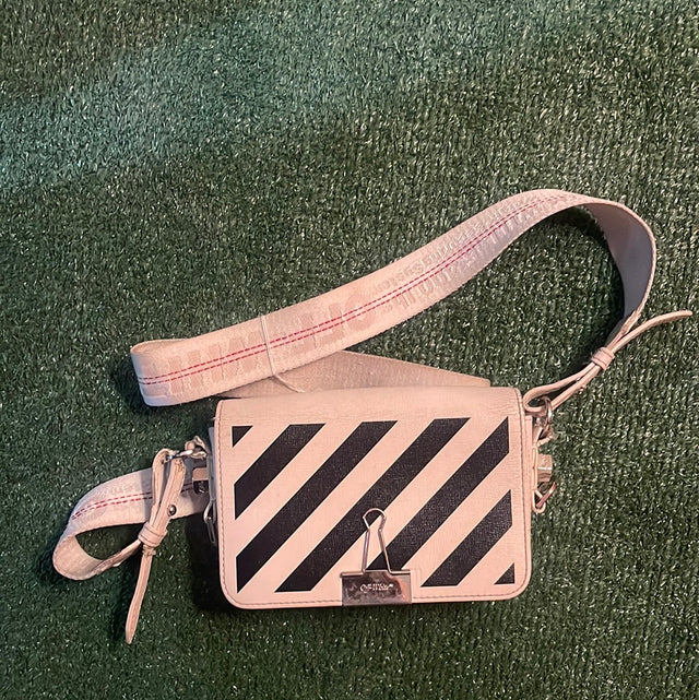 OFF-WHITE Diag Mini Flap Bag