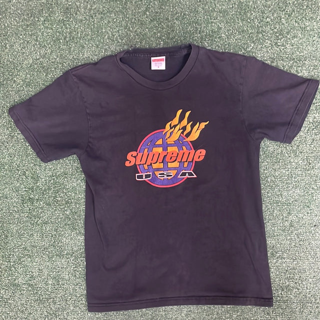 FW 17 Supreme Fire USA Tee