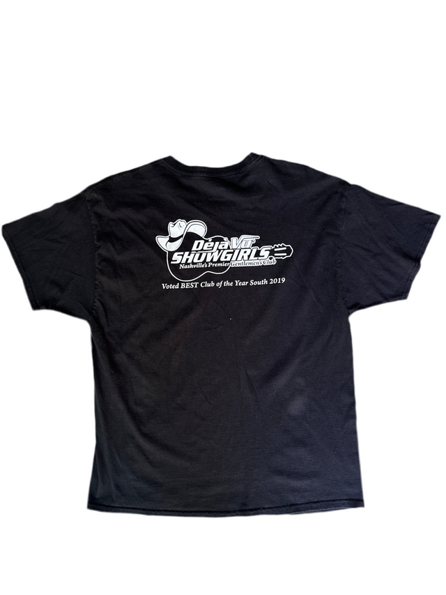 Deja Vu Showgirls Nashville Halloween Tee – Pole Dancer Graphic – Size XL