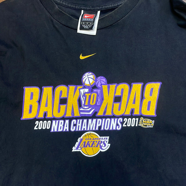 Vintage Y2K Nike Los Angeles Lakers 2000 Championship T Shirt Size  Xl