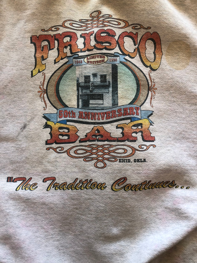 Vintage 1998 Frisco Bar Enid Oklahoma Jacket 2XL