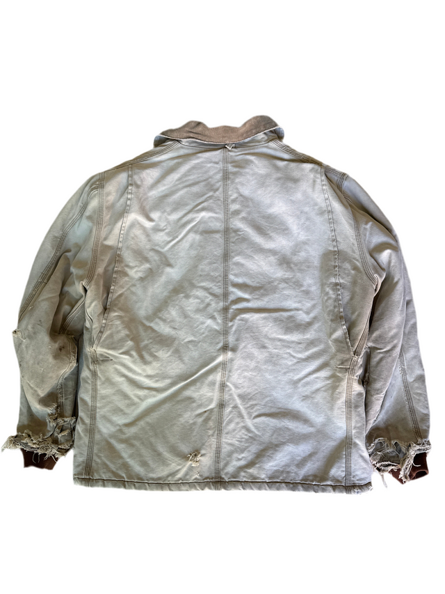 Vintage 1980s Carhartt Detroit Chore Coat – Distressed Workwear Vintage 1980s Carhartt Detroit Chore Coat – Distressed Workwear