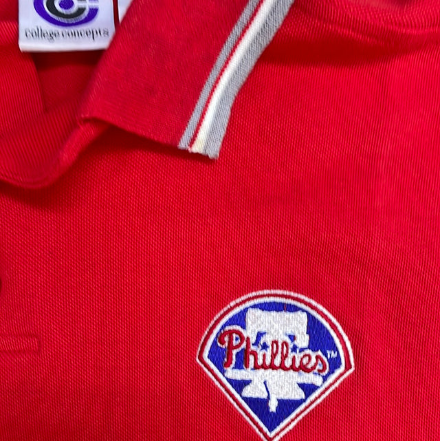 Vintage MLB Philadelphia Phillies Polo Size Large