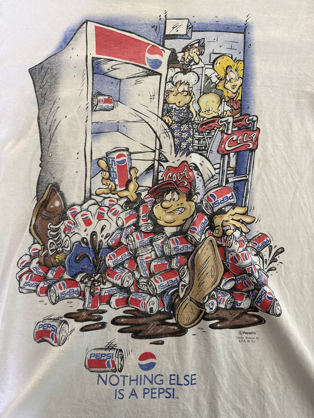 Vintage 90s Pepsi Generation Next Nothing Else Is A Pepsi T Shirt