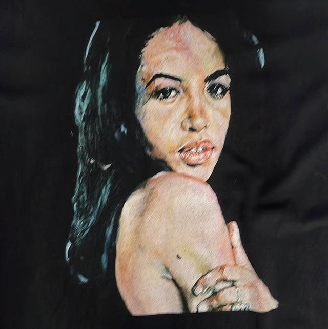 Aaliyah Portrait Tee Large