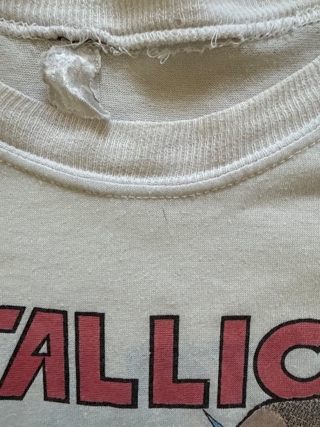 Vintage 1988 Metallica Damage Inc. Pushhead Tour T-Shirt Small