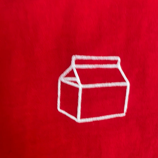 Milk Room Logo Red Tee Large