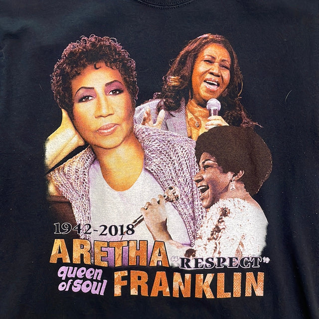 Aretha Franklin Memorial Shirt M