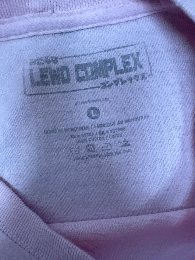 Lewd Complex Pink Anime Demon Girl Tee – Large