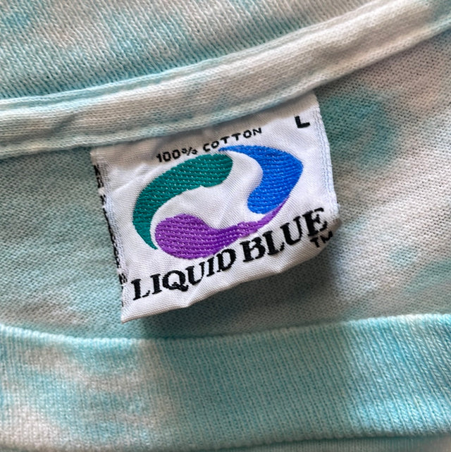 Vintage 1992 Grateful Dead Spring Tour Liquid Blue Shirt L