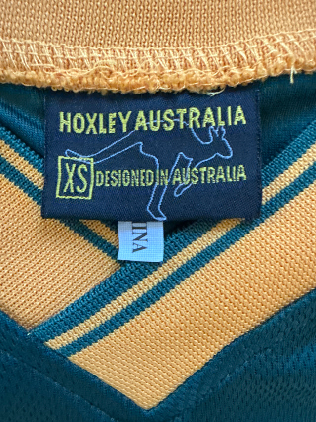 Australia National Team Jersey – XS – Green & Gold Flag Stars Kit by Hoxley