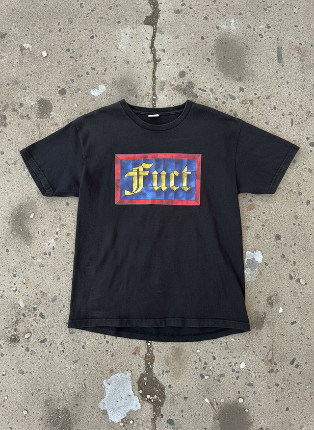 Vintage FUCT “Stained Glass Logo” T-Shirt Original Tag (Size L, Made in USA)