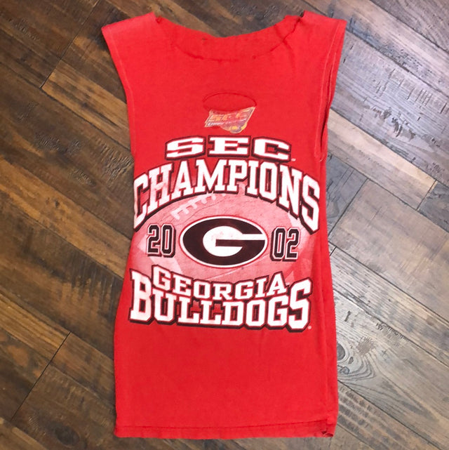 Reworked Georgia Bulldogs Dress