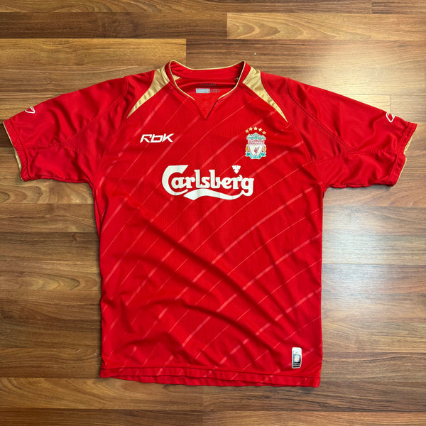 2006–07 Liverpool FC Steven Gerrard Jersey by Reebok - Carlsberg
