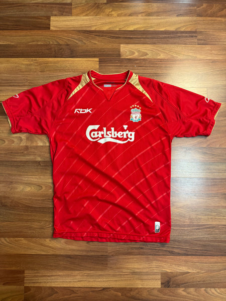 2006–07 Liverpool FC Steven Gerrard Jersey by Reebok - Carlsberg