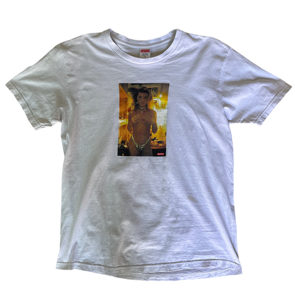 トップス supremeNan Goldin kim in prinestone tee Nan Goldin/Supreme Kim in Rhinestone Tee - UG.SHAFT